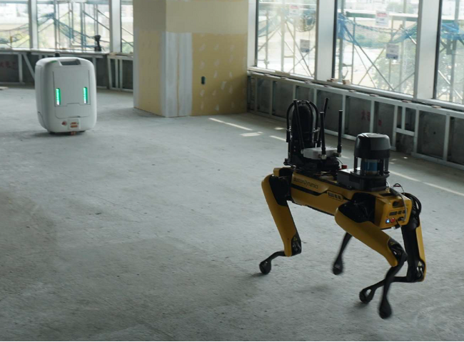 空間IDを活用した建設現場ロボット運用システムを開発