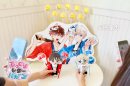オプションの『ぬいもちリング』を使えば、ぬいぐるみにバルーンを持たせられます(登録意匠第1789780号)