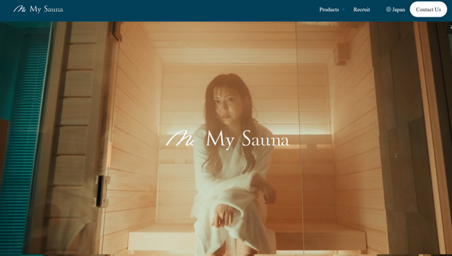 MySauna、海外市場向けに英語版ホームページを開設