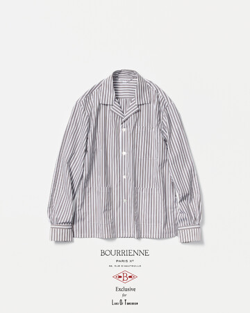 ランド オブ トゥモロー 丸の内店と心斎橋パルコ店では、8月26日(火)よりフランスのシャツブランド、BOURRIENNE ParisXとのエクスクルーシブモデルを数量限定で発売。