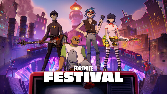 GorillazがFortnite Festival シーズン10のアイコンとして登場！新たなユニバースにおけるクロスオーバーが実現！