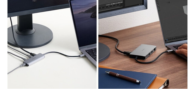薄型ノートパソコンの拡張性を一気にアップ！USB Type-Cポートひとつで接続機器を増やせるドッキングステーション2モデルを新発売