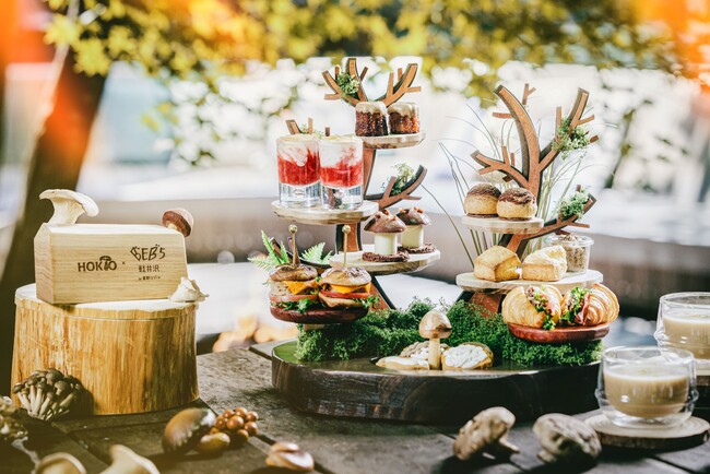 【BEB5軽井沢】「きのこ」がスイーツに!? 秋の森を味わい尽くす新感覚の「きのこアフタヌーンティー」をホクト株式会社と共同開発