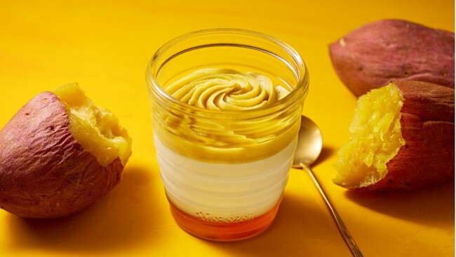 秋の味覚、蜜芋を贅沢に味わうプリンが新登場