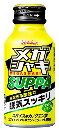 スッキリ爽快なだけじゃない！クエン酸配合で、元気がみなぎる、すっぱい「メガシャキ」！「メガシャキ SUPPA」2025年9月1日（月）より新発売