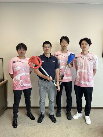 地域とともに育む新スポーツの文化。日本YOU.FO協会スタッフが墨田区長を表敬訪問