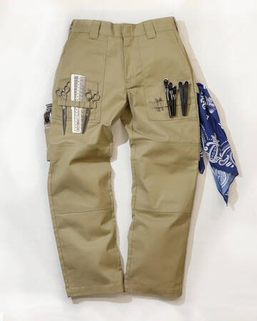 MR.BROTHERS CUT CLUBがDickies(R)とのコラボによるバーバー仕様のワークパンツをリリース