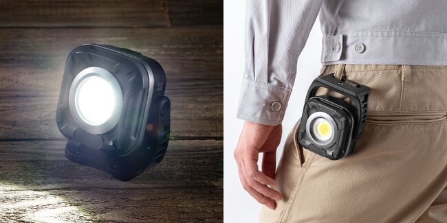 最大1300ルーメンの光で自由に設置、自在に照らす多用途LED作業灯を発売