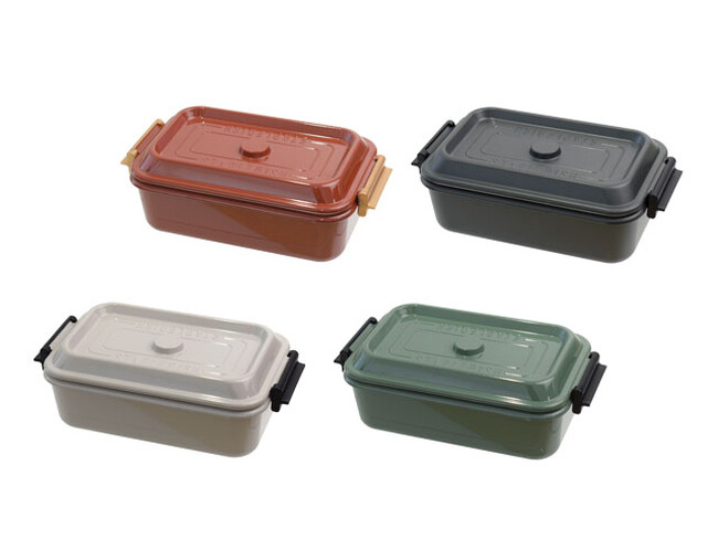 家族やカップルで使えるおしゃれで使いやすいランチボックスが２サイズで登場です！