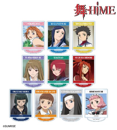 『舞-HiME』のトレーディング場面写アクリルスタンドとトレーディング場面写角丸スクエア缶バッジなどの受注を開始！！アニメ・漫画のオリジナルグッズを販売する「AMNIBUS」にて