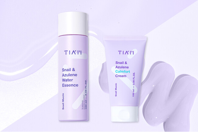 【新発売】韓国スキンケア「TIAM」から“カタツムリエキス※１×アズレン※２”配合の化粧水＆水分クリーム発売！