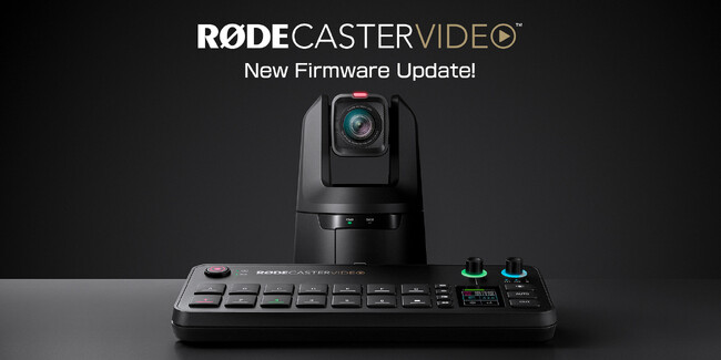 【RODE（ロード）】「ロードキャスタービデオ」NDI対応やPTZカメラ制御に対応する、大型ファームウェアアップデートを公開！