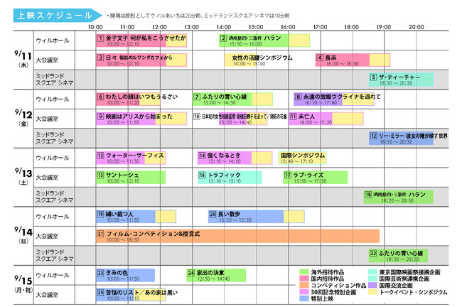 「あいち国際映画祭2025」の監督・出演者による合同記者会見を開催します(9/10(水))