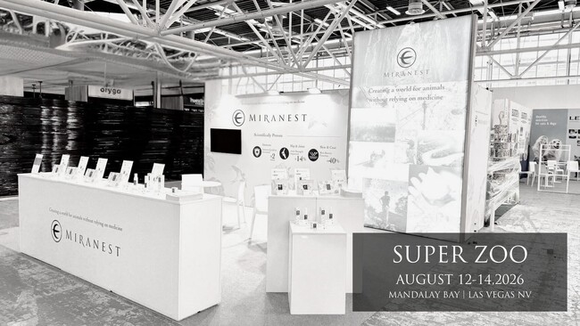 天然アナツバメの巣ペットケア「MIRANEST」、北米最大のペットイベント「SUPERZOO 2025」に出展。