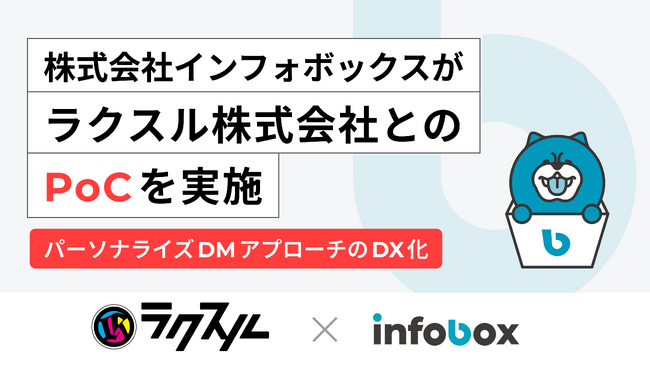 営業データプラットフォームのインフォボックスがラクスル株式会社とのPoCを実施