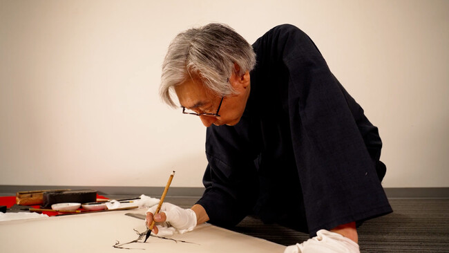 水墨画家・小林東雲氏が手がけた原画を初公開！水墨画家×組子職人によるコラボレーションが生む“日本の、美意識”が凝縮された空間