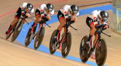 全日本選手権トラック　チームブリヂストンサイクリングの選手が4種目で優勝