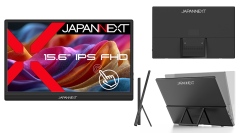 JAPANNEXTが15.6インチ IPSパネル搭載 10点マルチタッチ対応のフルHDモバイルモニターをAmazon限定 19,980円で8月29日(金)に発売