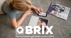 スマホ連動で、好きな写真からピクセルアート制作を楽しめる！ウクライナ発のアート・ペインティングツール「QBRIX」を11月15日に発売