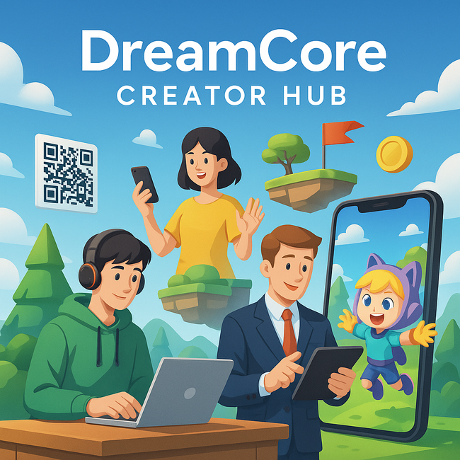 SNS・EC集客を加速！企業・自治体が“遊べる体験”でファンを増やすミニゲーム制作サービス『DreamCore Creator Hub』提供開始