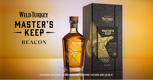 プレミアムバーボン「ワイルドターキー」から伝説のシリーズ最終章。「ワイルドターキー マスターズキープ ビーコン」を数量限定で発売