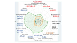 図1. 各グループの下部尿路症状の程度 図1. 各グループの下部尿路症状の程度