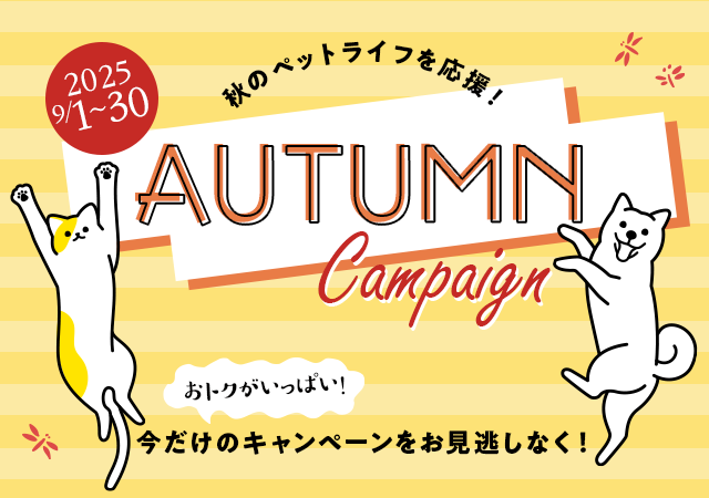 「ペットゴー（petgo.jp）」2025 AUTUMN Campaign開催
