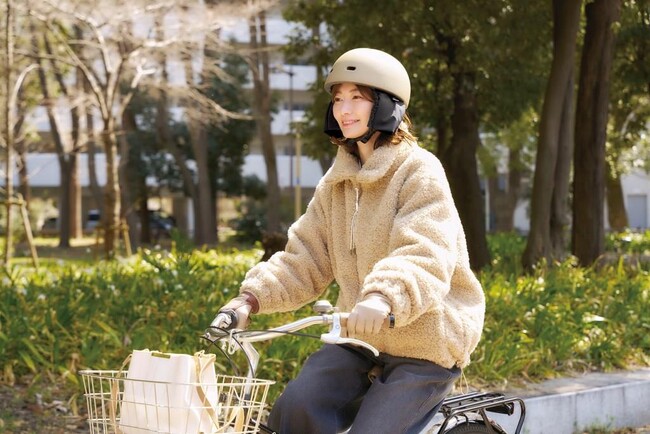 自転車運転中の安全をおしゃれに守る！「おしゃヘル」から2025秋冬デザインのアイテムが新登場！9月1日より発売
