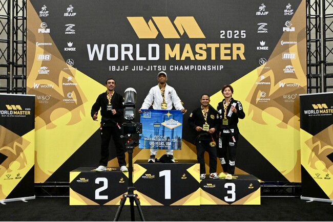 【世界3位】SJJJF代表理事・村田良蔵、2025 WORLD MASTER IBJJF JIU-JITSU CHAMPIONSHIPで銅メダル獲得