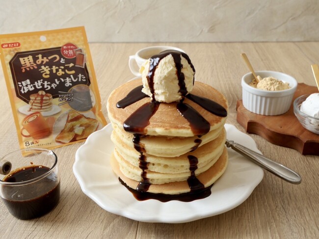 【新商品】欲しかったのはこの形！香ばしいきな粉と濃厚な黒みつがひとつに。「黒みつときなこ混ぜちゃいました」新発売