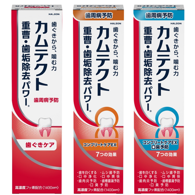 カズレーザーさんがブランドアンバサダーを務める歯周病予防ハミガキ「カムテクト」がパッケージを一新！