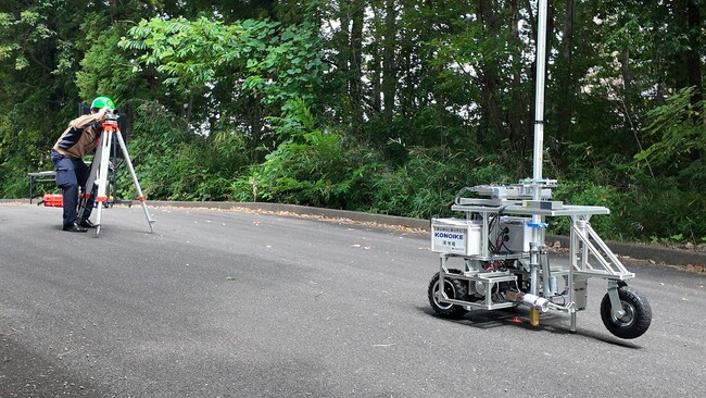 DX推進！ロボットによる建設現場の業務効率化の公開実験を鴻池組が実施