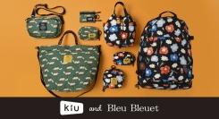 人気コラボ「KiU and BleuBleuet」から、お花やキツネが描かれた新柄が登場！　雑貨店・ブルーブルーエで9/2～新発売！オンラインストアは予約受付中