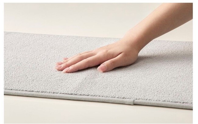 吸水速乾でお手入れ簡単！使い心地と機能性が両立した「マイクロファイバー素材×メッシュ構造」のバスマットを新発売