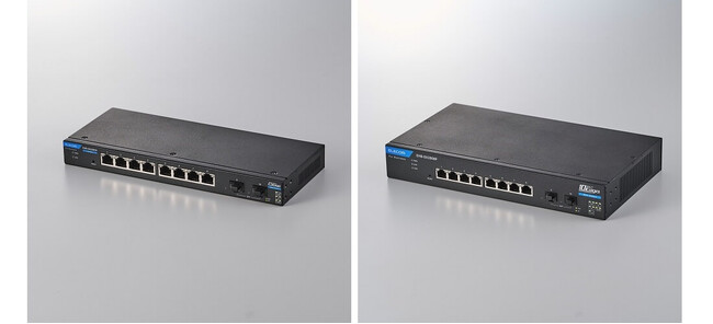 10Gまたは2.5Gの高速ネットワークを構築！安全で安定した通信、管理の効率化を実現する8ポート レイヤー2 スマートスイッチを新発売