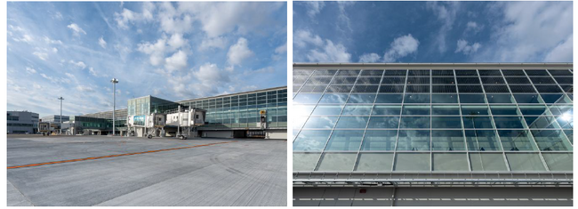 第２ターミナル　北側サテライト-本館接続施設 JSA規格S1024「土地有効活用型PV設置建築物等」の認定取得について