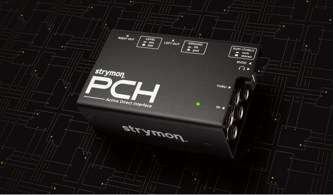 strymonから高性能HPアンプ内蔵のアクティブDI BOX「PCH」が登場！