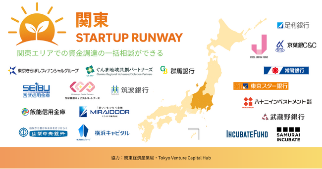 関東エリアの起業家支援を加速！地銀やVCが連携した「関東STARTUP RUNWAY」を9月3日（水）より始動
