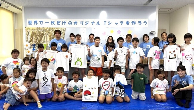【イベントレポート】総勢100名の子どもたちが参加！クロスプラスが岐阜県海津市こども未来館ZüTToにて「世界に一枚だけのオリジナルTシャツを作ろう」を開催