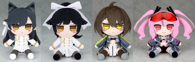 『アズールレーン』のふもふもぬいぐるみシリーズに、「愛宕」「高雄」「ボルチモア」「ブレマートン」が登場。あみあみにて予約受付中。