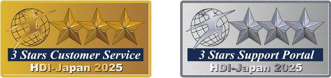 HDI-Japan主催「HDI格付けベンチマーク」2025年【証券業界】にて、「問合せ窓口」「Webサポート」2部門で15年連続 最高評価の「三つ星」を獲得