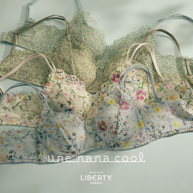 【2025/9/4 デビュー】英国・リバティ社のリバティプリントを使用した「une nana cool　Made With Liberty Fabric」”第8弾”が登場！