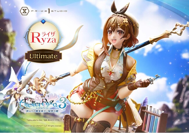 最後の夏の姿を立体化！『ライザのアトリエ３ ～終わりの錬金術士と秘密の鍵～』より、ライザの1/4スケールスタチューが登場