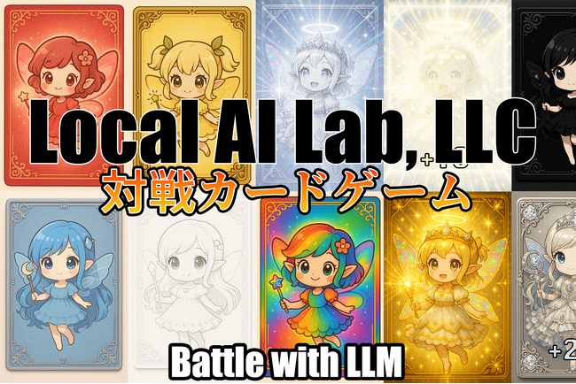 生成AIなんでも展示会Vol4に展示します、対戦カードゲーム