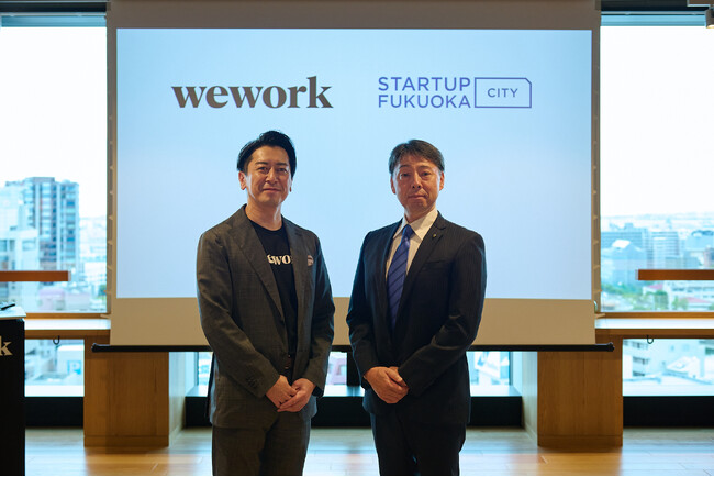 WeWork Japan、「WeWork 天神ブリッククロス」を8月オープン　スタートアップコミュニティのグローバル化や若手育成、地域社会の活性化など、福岡市との共創を始動