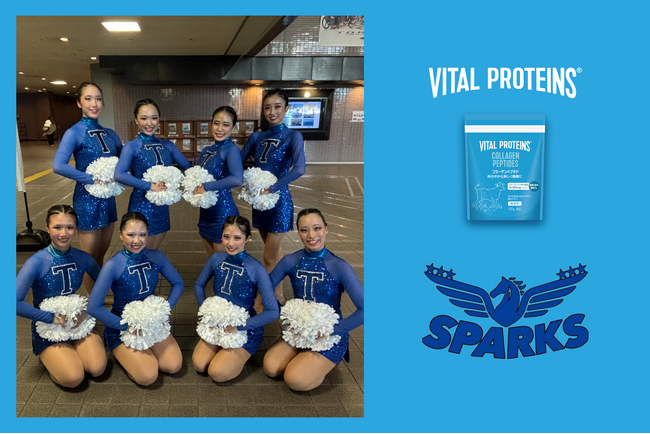 ネスレ「バイタルプロテインズ」、世界王者チアダンス部「SPARKS」を栄養サポート