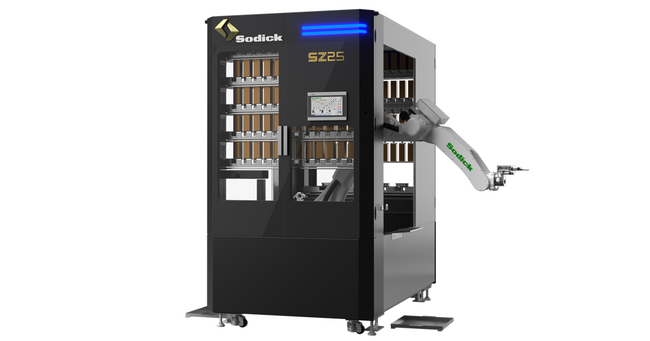コンパクトな筐体で最大可搬質量18kgを実現した電極・ワーク交換装置「SZ25」販売開始