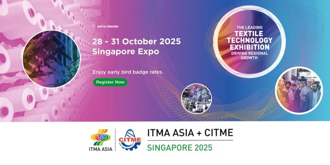 シンガポールで開催！ アジア地域最大規模の繊維技術展示会！「ITMA ASIA + CITME, SINGAPORE 2025」ハルカゼ旅行社が認定海外旅行代理店に