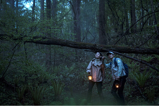 【星のや軽井沢】日本唯一のクマ対策犬ベアドッグと共に、クマと人の共存を学ぶエコツアー「軽井沢ベアディスカバリーステイ」開催