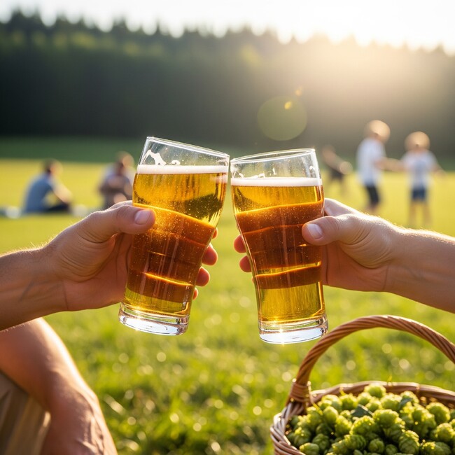 【軽井沢星野エリア】年に一度の採れたてホップをたのしむヤッホーブルーイング「フレッシュホップエール」を提供開始。「開栓祭」と「スペシャルウィーク」で贅沢な香りと味わいのビール体験を！